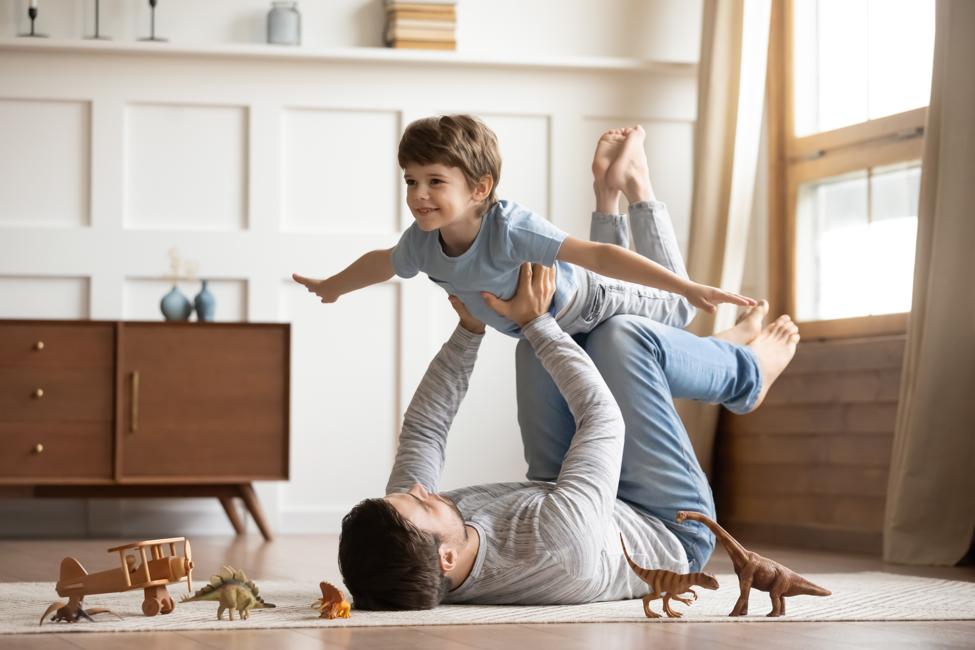 Family on Couch Image